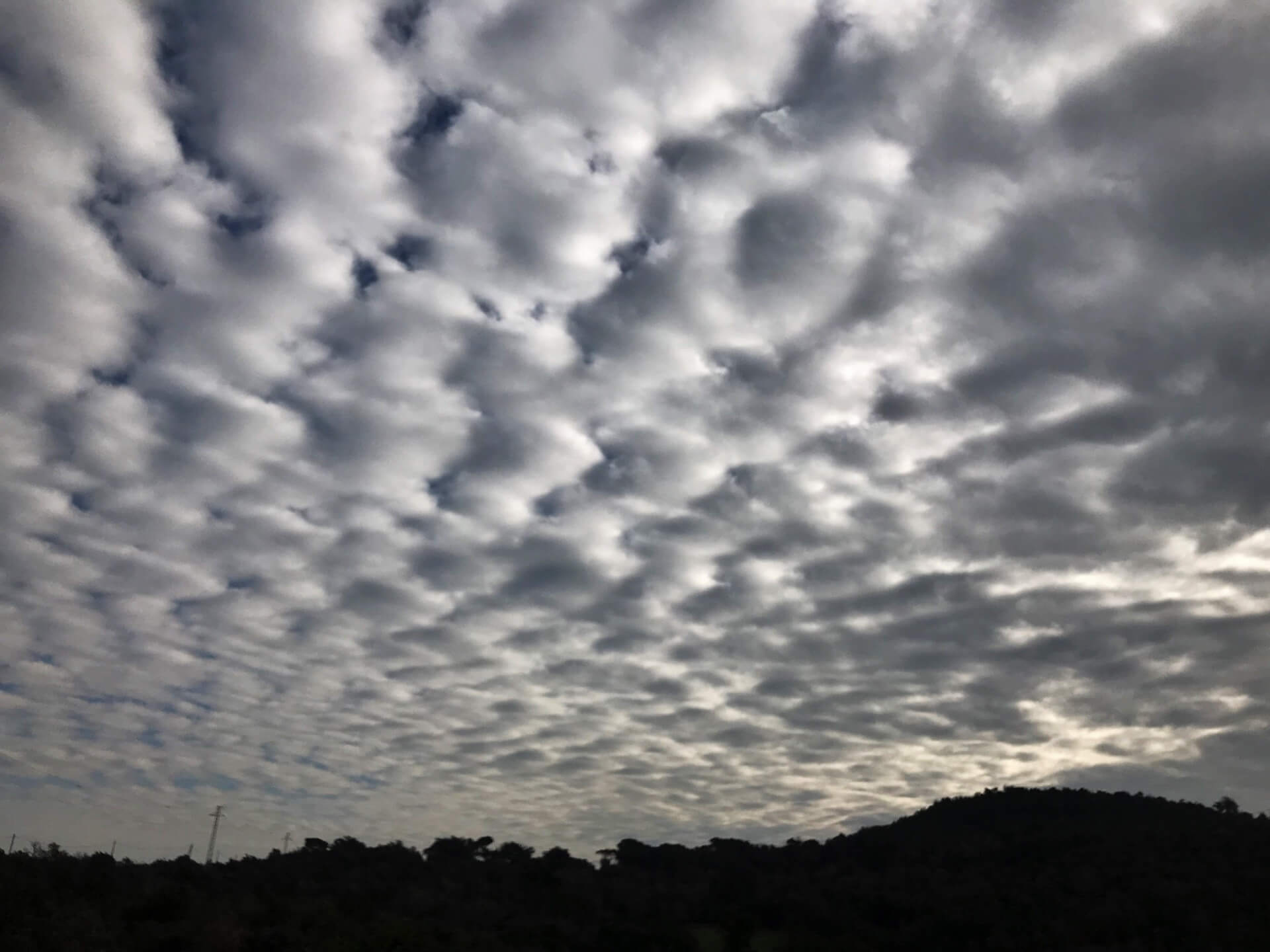 cielo nublado